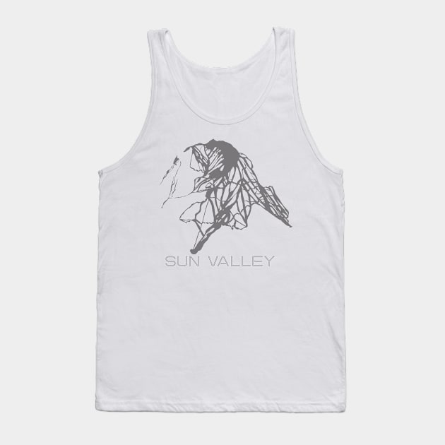 Sun Valley Resort 3D Tank Top by Mapsynergy